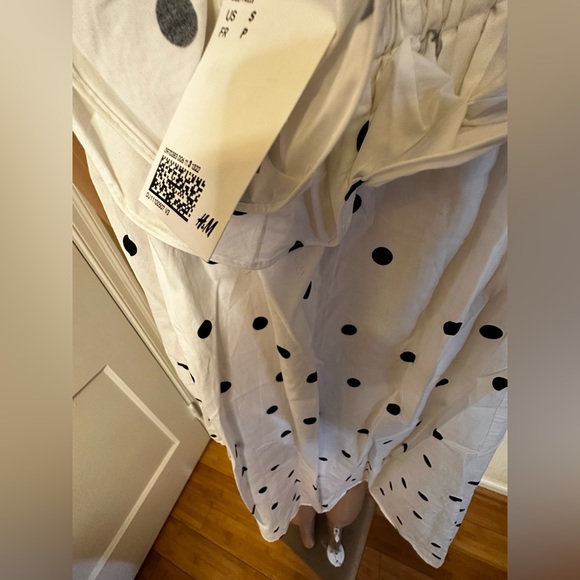 NWT - H&M women's Polka Dot Printed Dress - Picture 10 of 12